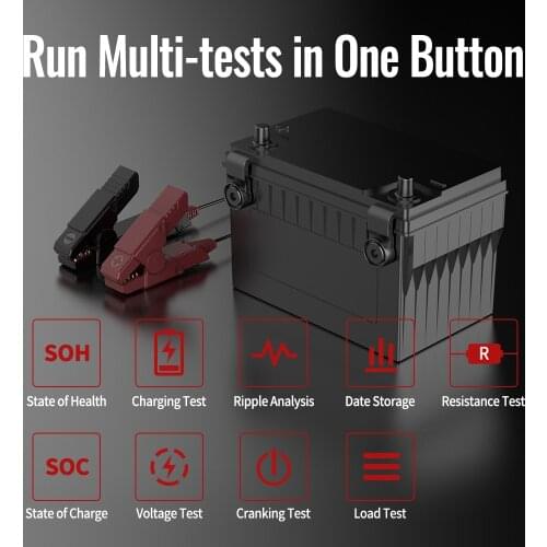 THINKCAR Thinkeasy Car Battery Tester Charger Analyzer 12V Voltage Battery Test Wireless Bluetooth Car Test Diagnostic Tools