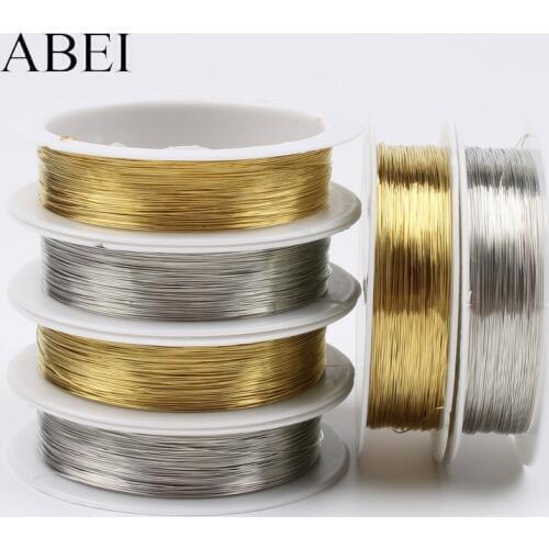 0.3mm 30yards Copper Wire Bobbin DIY Jewelry Tools Handmade Crafts Accessories Metalic String