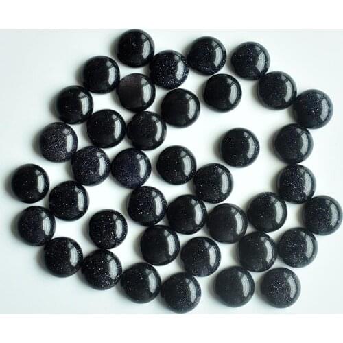 2020 fashion high quality blue sand stone round shape CAB CABOCHON stones beads 12mm wholesale 50pcs/lot free shipping