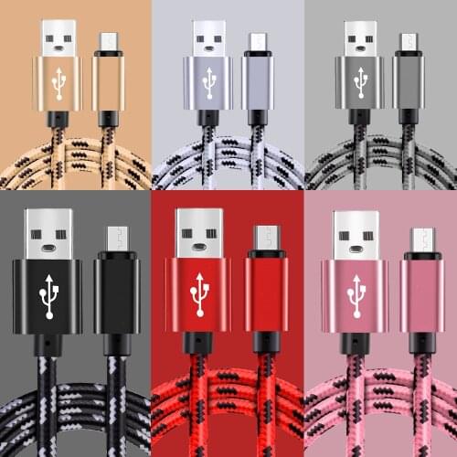 3A Micro Type C USB Cable USB C Fast Charging Cable Mobile Phone Cable Quick Charge 3.0 Wire Data Line for Samsung Xiaomi Redmi