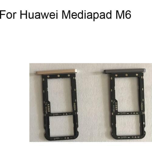 For Huawei Mediapad M6 10.8 inch 4G LTE Sim Card Holder Tray Card Slot For Huawei Mediapad M6 SD Card Holder