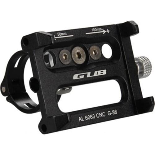 Phone Holder Four-claw Design Stable Placement Aluminum Alloy Adjustable Mobile Phone Handlebar Mount Rack for Motor bike stand