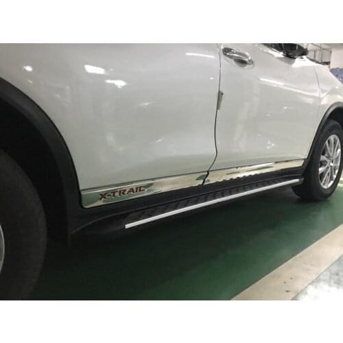 For Nissan X-Trail X Trail T32 2014-2020 High-quality stainless steel and ABS Chrome Car door decoration bright strip