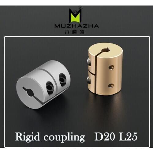 3d printer parts T8 lead screw rigid shaft coupler clamp stepper servo motor coupling d20 l25 5x8x25mm for creality cr10 ender-3