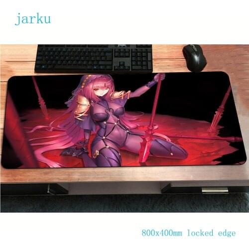 Fate grand order mousepad gamer cute 800x400x3mm gaming mouse pad desk notebook pc accessories laptop padmouse ergonomic mat