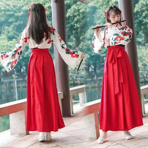 China National Ancient Costume Hanfu Dress Female Dancewear Tang Dynasty Fairy Dress for Stage Costumes Cosplay