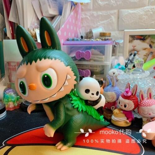 The Monster LABUBU ZIMOMO Primary colors doll GOJIMOMO PANDA Longjia rises panda