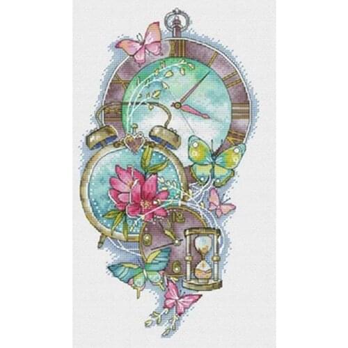 Summer time patterns counted 11CT 14CT 18CT Cross Stitch Sets DIY Chinese Cross-stitch Kits Embroidery Needlework