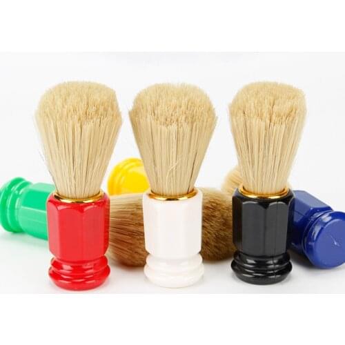 Men Shaving Beard Brush Badger Hair Shave Wooden Handle Facial Cleaning Appliance High Quality Pro Salon Tool Safety Razor Brush