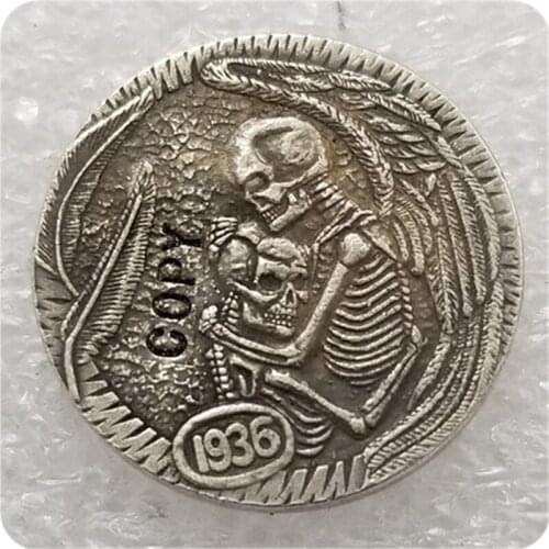 Hobo Nickel Coin_Type #65_1936-D BUFFALO NICKEL copy coins commemorative coins collectibles