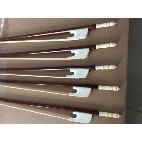NEW 5pcs High quality Baroque violin bows 4/4 size