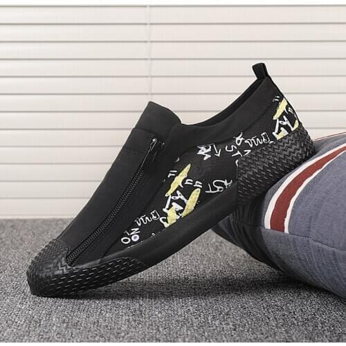 New Summer Classic Men Canvas Shoes Breathable Comfortable Casual Shoes Men High Quality Anti-Slip Men Loafers