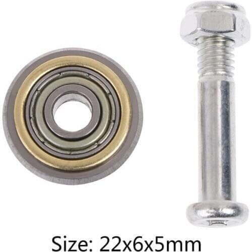 OOTDTY Rotary Bearing Wheel Replacement For Cutting Machine Manual Tile Brick Cutter Accessories 22mm