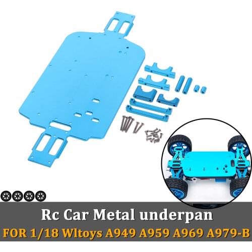 Underpan Chassis Upgrade Spare Parts for 1/18 RC Car Wltoys A949 A959 A969 A979 K929 A959-B A969-B A979-B K929-B Differential