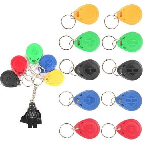 100 PCS RFID Access Control Card Key Fobs Proximity ID Card Keypad for Door Entry System for Security Lock EM4305 125hz Key Copy