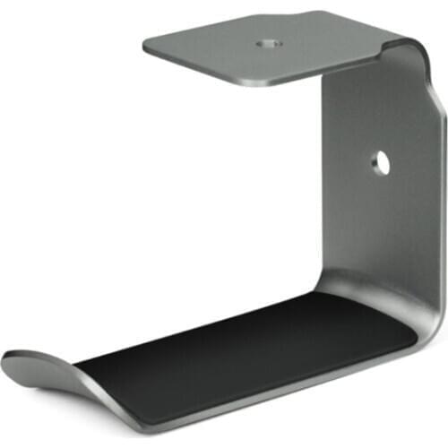 Self Adhesive Headphone Stand Hanger Hook Tape Under Desk L-Shape Headset Mount