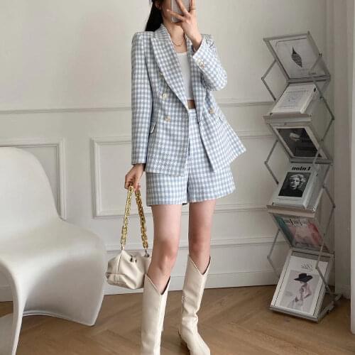 URMASZA Women's Tweed Blazers