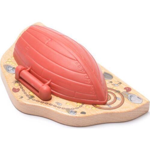 X078 mysterious shells Pirates Treasure game scene fit Electric car and Brio wooden train developing boys Childrens toys