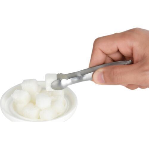 1pc Coffee Sugar Clip Stainless Steel Tweezers Mini Clamps Coffee Small Tea Clip Hot Kitchen Bar Tools