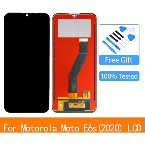 100% Tested Original LCD Screen For Moto E6S 2020 LCD Display For Moto E6S XT2053-1 Display LCD Screen Touch Digitizer Assembly