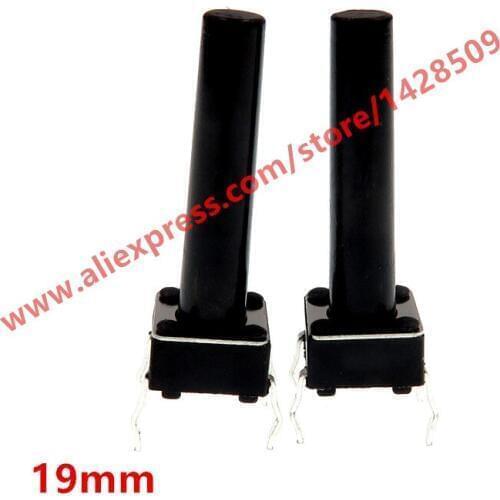 200PCS DIP 6*6*19MM Push Button Switches Tactile Switches Push Button Tact Switch microswitch