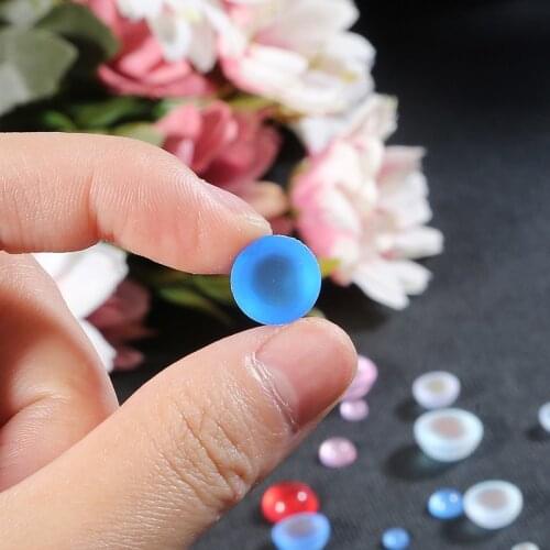 4 6 8 10 12mm Resin Imitation Cat Eye Bead Loose Space Half Round Flat Back Beads For DIY Carft Handmade Jewelry Making Findings
