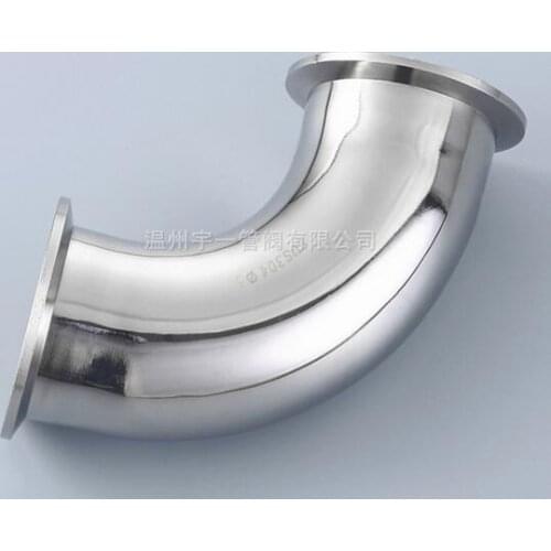 Free shipping 1.5''(38mm) Sanitary Tri Clamp 45 Degree Elbow SS 304