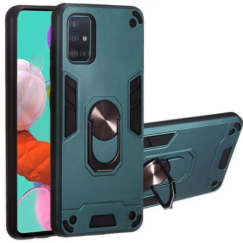 For Samsung Galaxy A51 A71 Case Hard PC With Stand Ring magnet shockproof Armor protective Back cover Case for samsung A81 A91