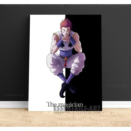 Hisoka the Magician HxH Anime Poster Canvas Wall Art Painting Decor Pictures Bedroom Study Living Room Home Decoration Prints