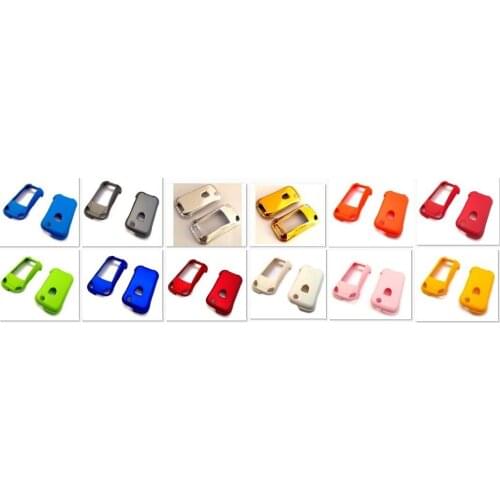 Chrome Key Fob Cover Flip Remote Case Casing Bag Housing 2 3 Button Porsche 44