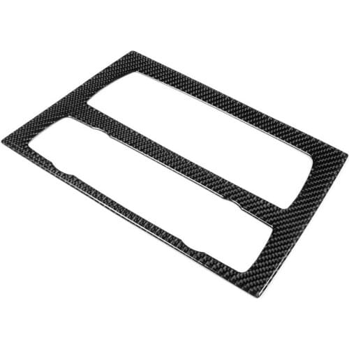 Central Control Air Conditioning Trim Frame Carbon Fiber Decor Fit for X1 E84 2011 2012 2013 2014 2015 Auto style