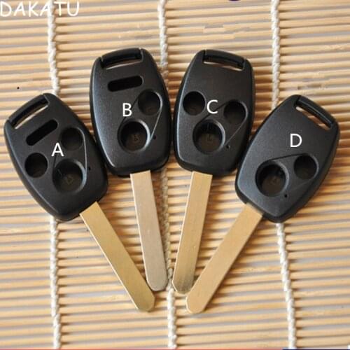 DAKATU 50PCS/LOT 2 /2+1 /3 /3+1 BUTTONS REMOTE KEY SHELL FOR HONDA ACCORD FIT CAR KEY FOB CASE( USA REGULATIONS )