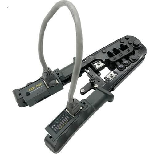 RJ45/21/11 Network LAN Cable Crimper Pliers Cutting Tool Cable Tester Cable Pliers 6P/8P Wire Cutter Tool Test Crimping Pliers