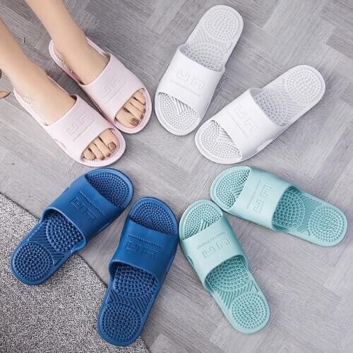 Men/Women Household Soft-Soled Slippers Couples Indoor Non-Slip Deodorant Shoes Home Bathroom Sandals Ladies Massage Flip Flops