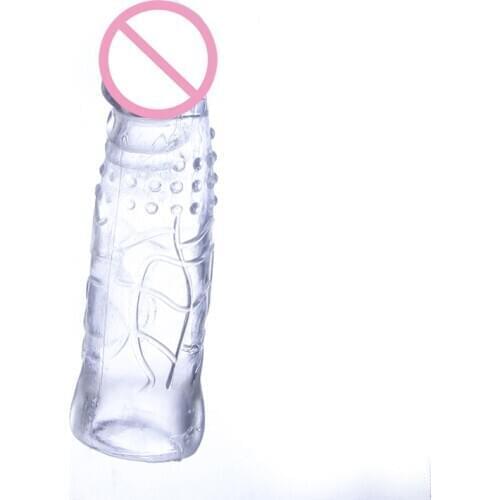 4-7cm Large Penis Set Adult Products Male Enlargement Big Penis Wolf Teeth Set Toy Men Lengthened Thickened Fun Set Lengthened