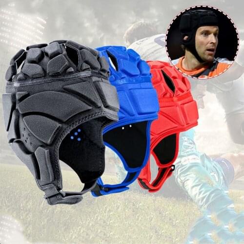 2021 Premium Rugby Helmet Sport Soft Shell Headguard Headgear Breathable Scrum Cap for Soccer Football Lacrosse Hockey New