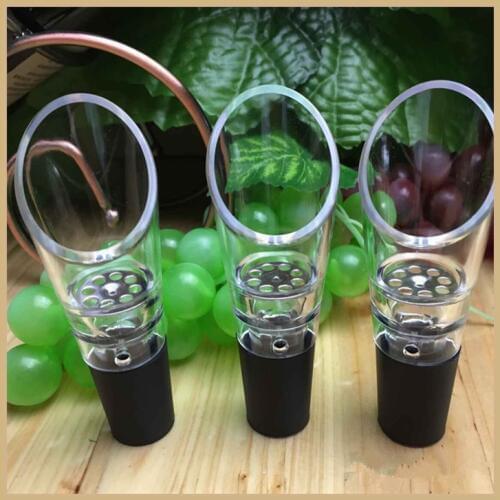 Wine Plastic Pourer Acrylic Mini Decanter Red Wine Aerator Magic Decanter Red Wine Barware Wine Separator Bar Supplies AT124