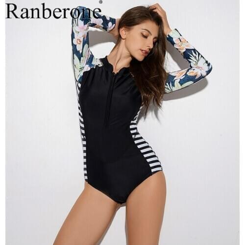 Женские слитные купальники Ranberone China At AliExpress