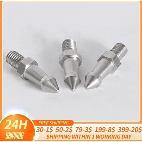 Tripod Stand 3/8 1/4 M8 Inch CameraTripod Spikes Replacement Part Foot Screw For Gitzo Benro Monopod Tripod
