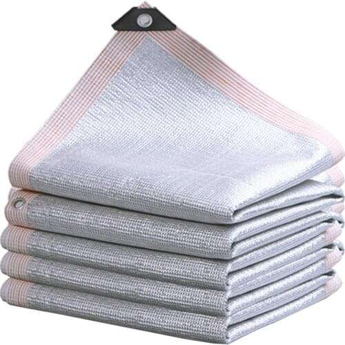 75% Sun Shade Sails Garden Awnings NEW Aluminum Foil Sun Shade Net Reflective Sun Shelter Sunshade Sails Outdoor Sun Sailing