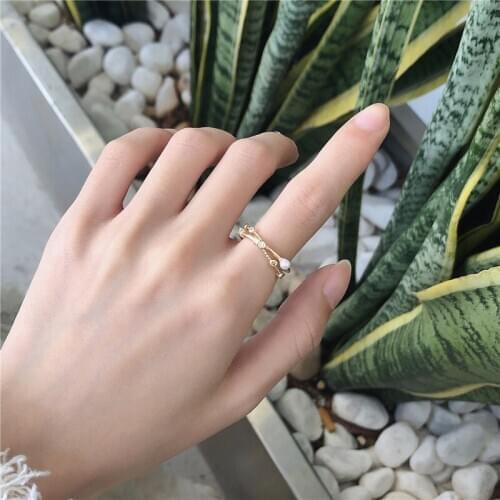 Vogallery Women's Gold Rings