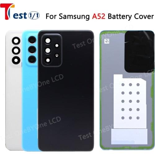 For Samsung Galaxy A52 A525 Battery Back Cover Rear Housing Door For Samsung A52 Back Cover Replacement battery door