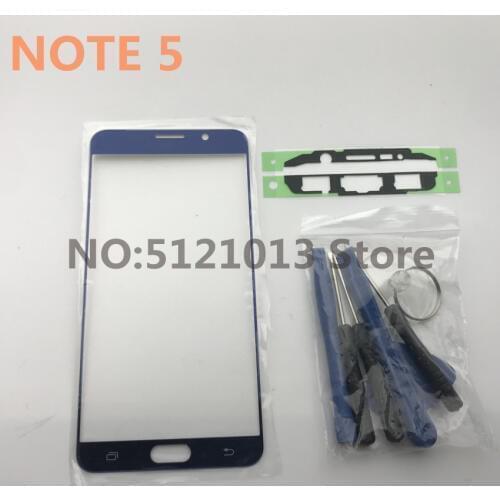 Replacement NOTE5 LCD Front Touch Screen Digitizer Outer Glass Lens For Samsung Galaxy NOTE 5 N920 N920F Repair Tools