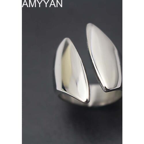 Fashion Punk style 316L stainless steel high polish summer unique Women Knuckle Ring Set Silver Color opening midi rings design