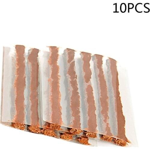 10Pc Car Tubeless Tire Repair Strip For Car Motorcycle Tyre Repair Rubber Strips