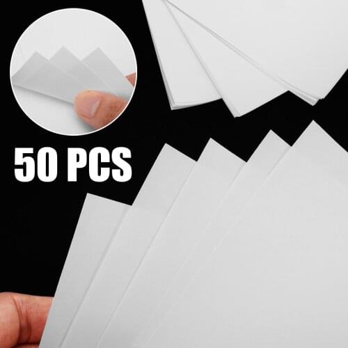 50pcs A4 Size Light Color Heat Transfer Paper Convenient Use Water Slide Inkjet Decal White Paper DIY Clothes Pattern Tool