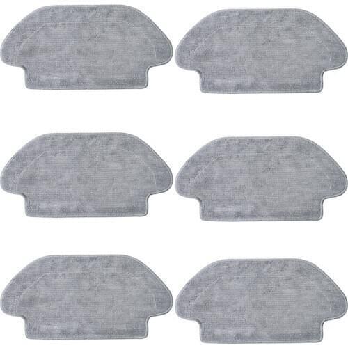 6 Pcs Robot Vacuum Cleaner Mop Cloth Cleaning Cloth Rag for Xiaomi Mijia STYJ02YM Robotic Vacuum Cleaner Parts Replacement