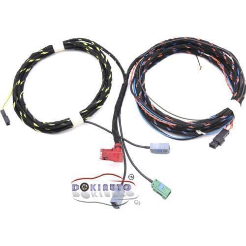 Highline MIB UNIT Rear Camera Install Wiring Harness cables For Audi A3 8V 5Q0 907 441 A 5Q0907441A 7N0 907 441 B 4S0 907 441B