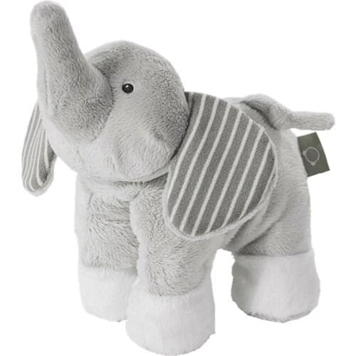 Baby stuffed Grey Elephant Soothe Blanket, Baby Security Toy, Infant Sleep Accompany Towel, Newborn Teether Appease Blanket