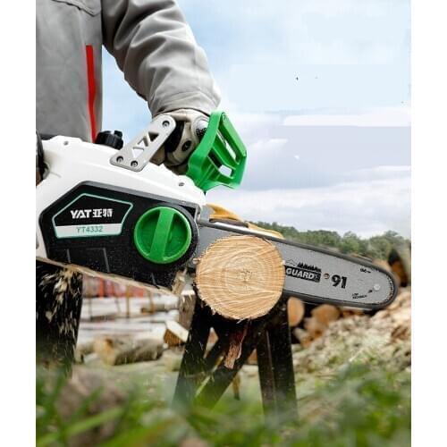 Electric chain saw high power AC 18V electric chain saw garden power tool household woodworking cutting machine